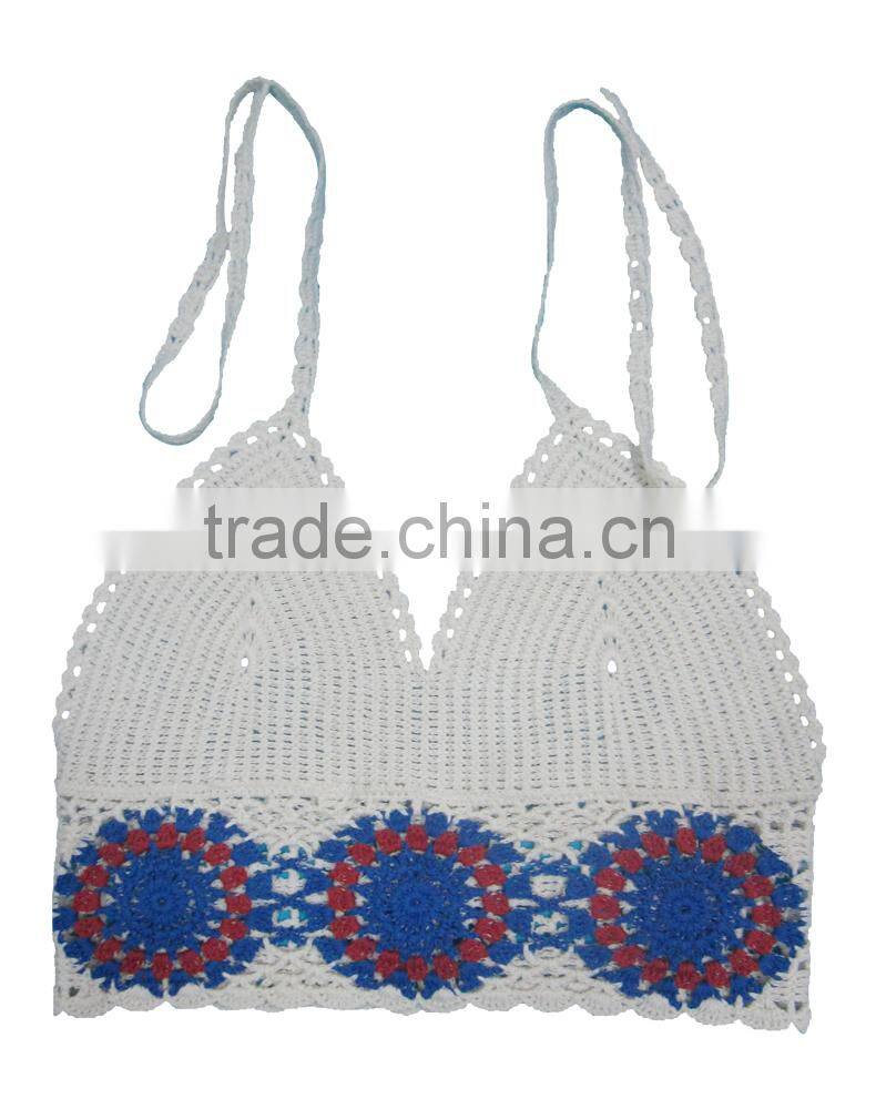 lady's crochet top bikini