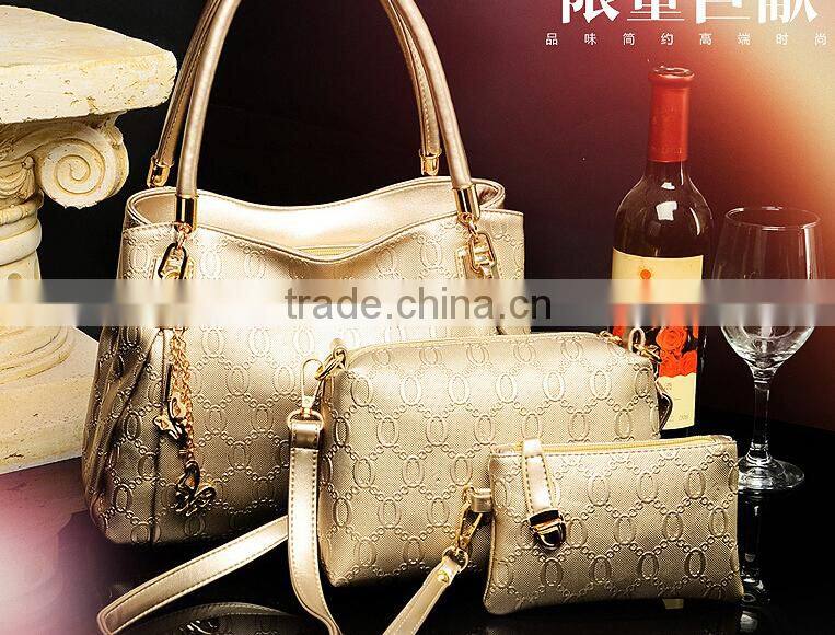 New coming good price latest ladies leather bag sets