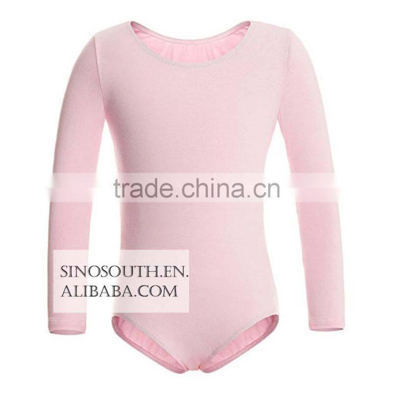 2017 Wholesale Kids Girl's Dance long sleeve toddler leotard gymnastics