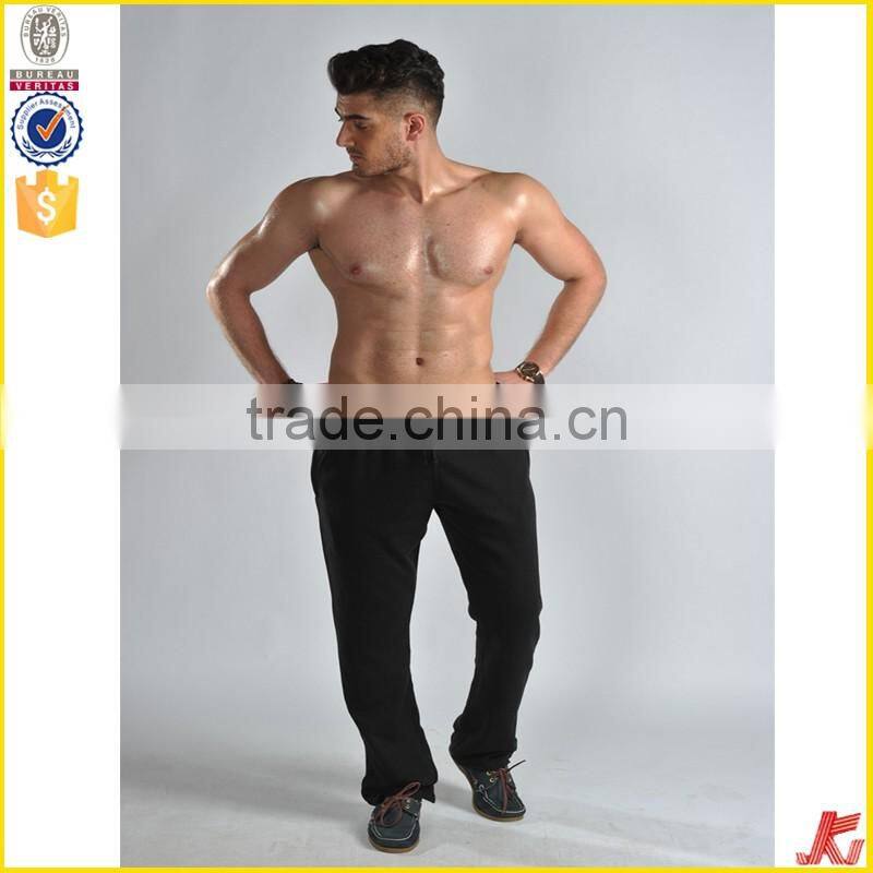 OEM knitted cheap black pants for men