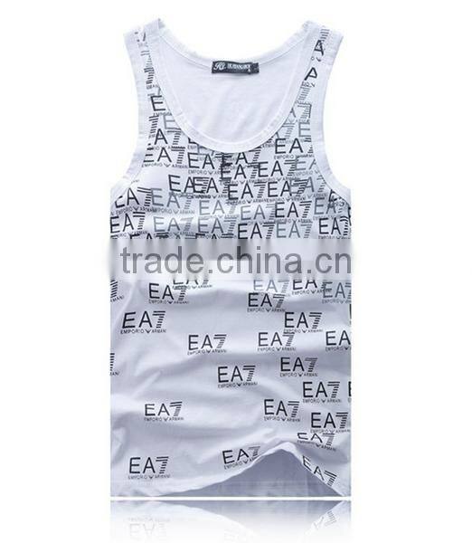Gym Stringer Tank Top Men Bodybuilding Clothing and Fitness Mens Sleeveless Shirt Sports Vests Cotton Singlets Muscle Tops