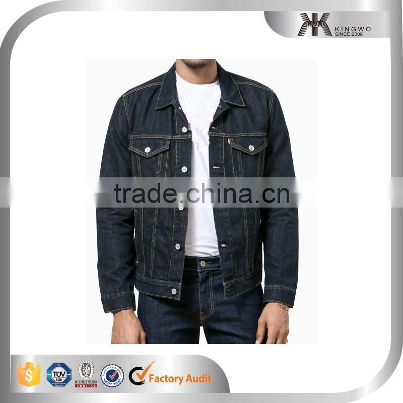 mens studded denim jacket denim cloth manufacture china