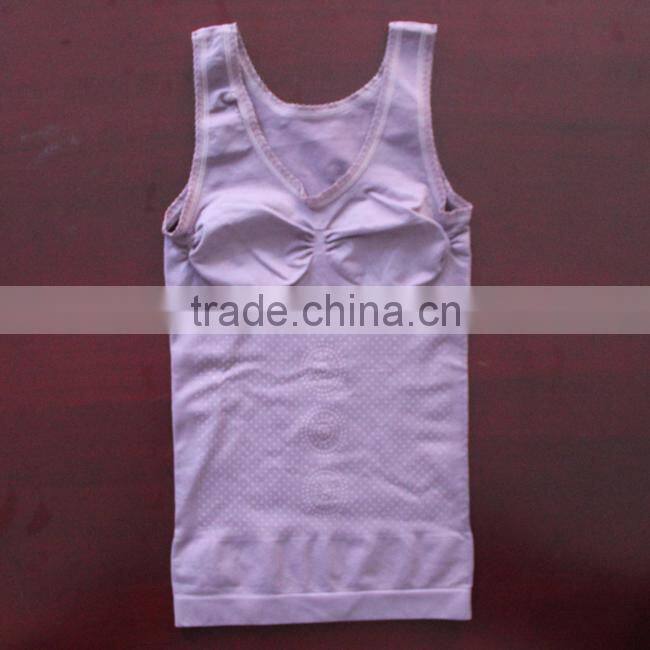 Factory Provide Seamless vest Far Infrared Body Shaper