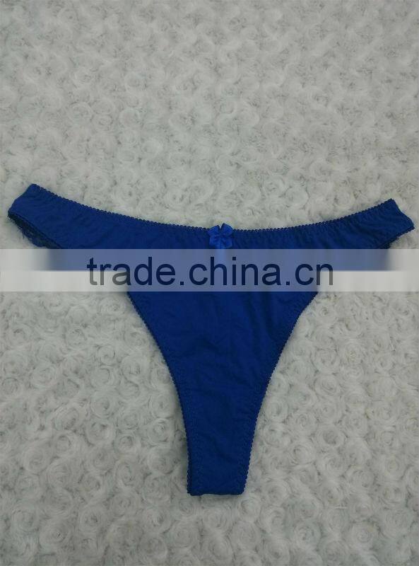 Newest style sexy lady underwear wholesale thong panties