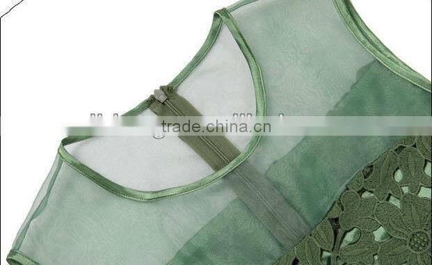 Latest Elegant African Short Summer Lace Mesh Dresses