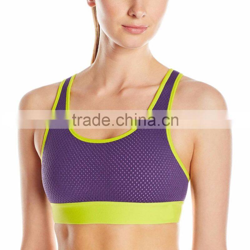 Womens' Sports Wear Mesh Best Yoga Bra Sports Yoga Wear Fitness Bras