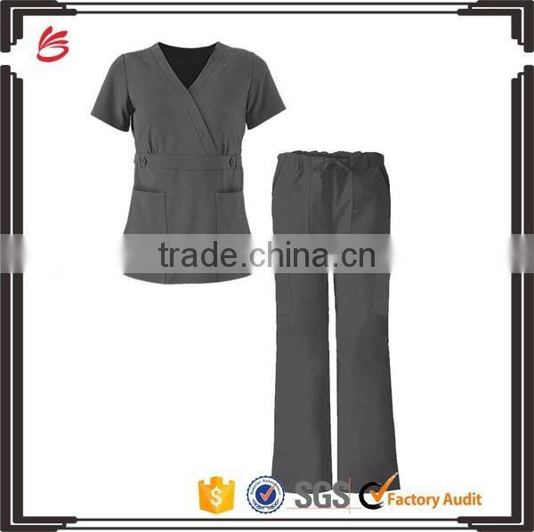 Women's medical diagnostic set Missy 2 Pockets scrub top set