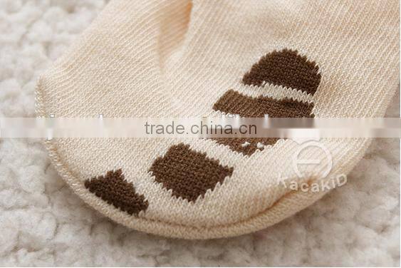cute animal baby cotton socks, silicone print baby socks