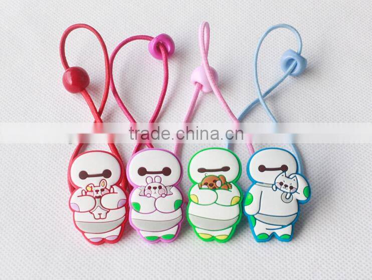 Big hero baymax cartoon characters kids elastic hair tie