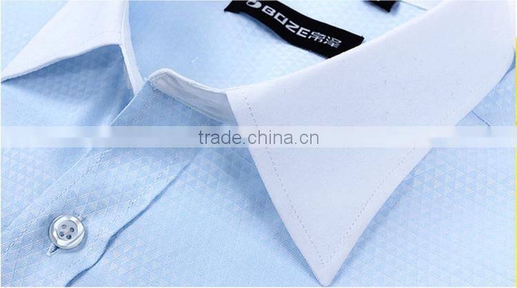 China shirt manufacturer 2015 wholesale mens dress foreign trade export shirts with good quality