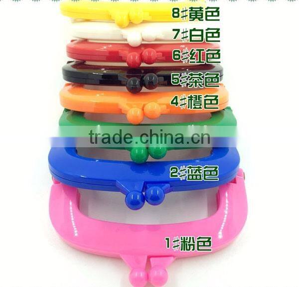 2016 new+ high quality bag accessory 10cm plastic purse frame