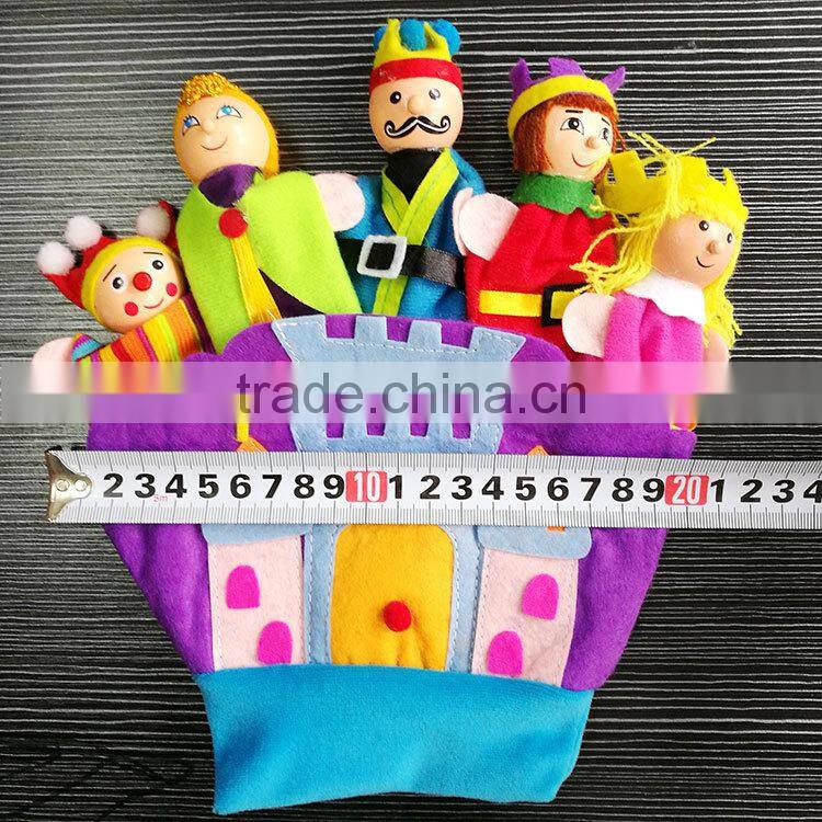 plush family member baby stories family gloves five fingers puppet