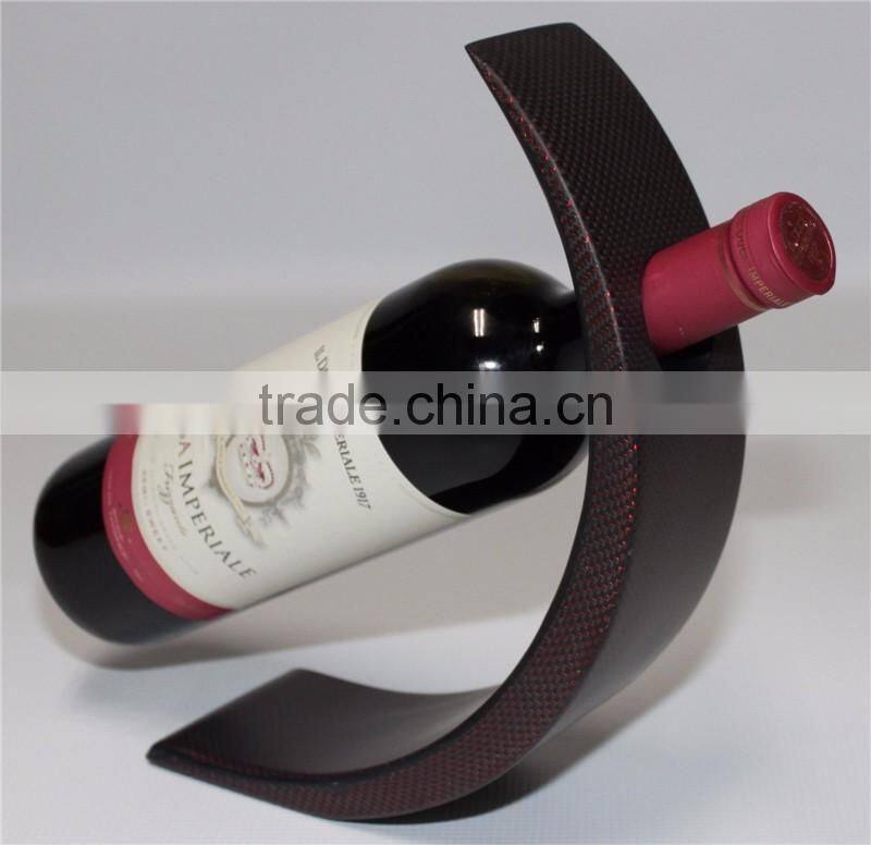 100% Carbon Fiber Wine Holder Glossy Surface Wine Rack
