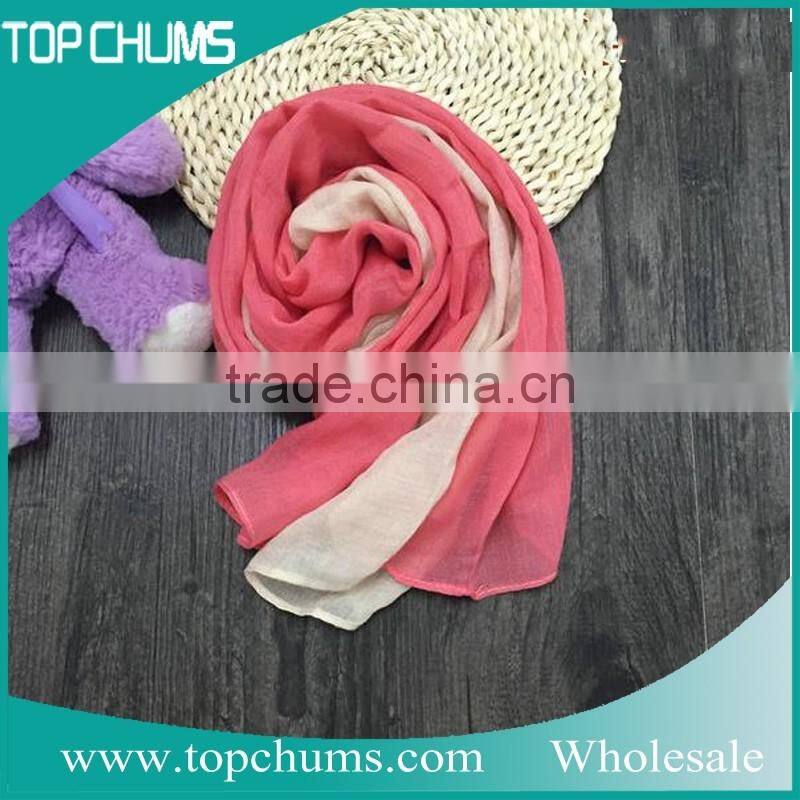 wholesale high quality fashion latest children neck cotton linen scarf