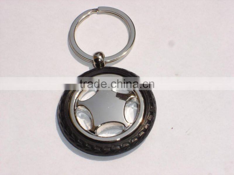 2016 Custom Printing Car Brand Round Metal Keychain