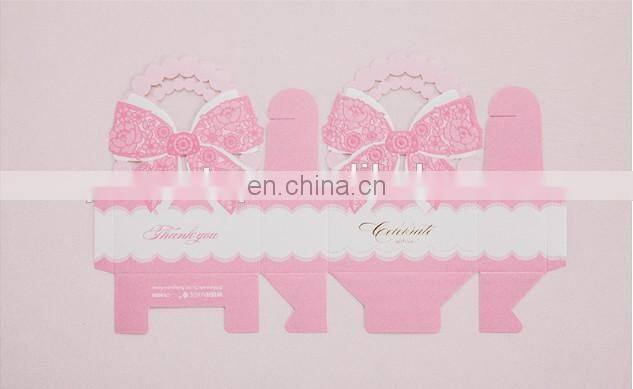 Sweet Lovely Pink Wedding Favor Box for sale