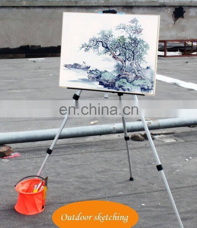 Silver or Black Aluminum alloy Finish Tripod Easel