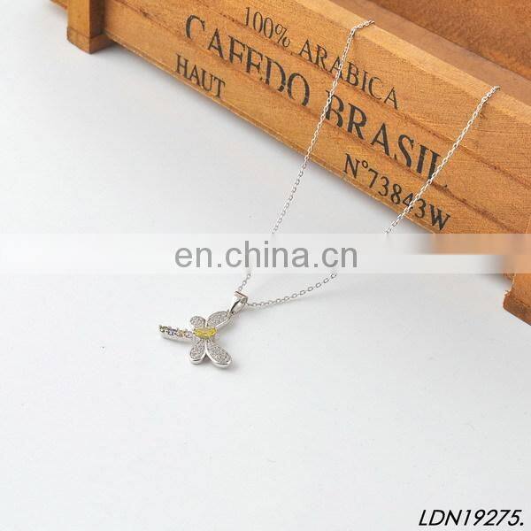 Gold Fox Pendant Necklace with real rose gold plating