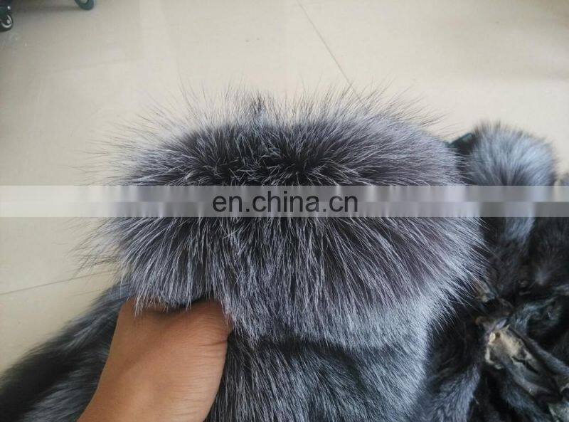 Wholesale Tanned Silver Fox Fur Skin Fox Fur Pelt For Garment