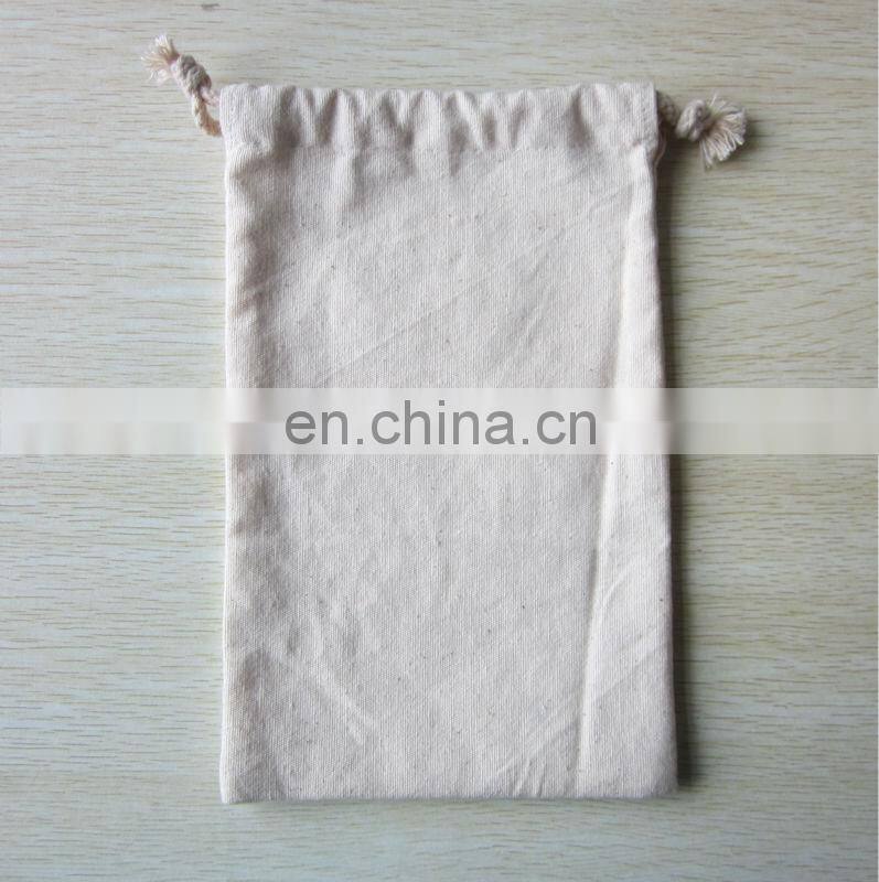 custom small canvas drawstring bag canvas bag promotion drawstring bag wholesale