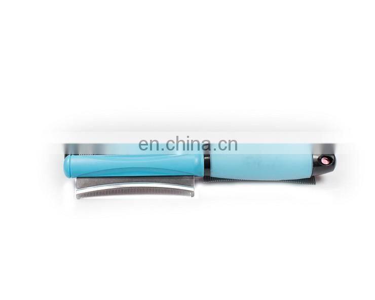 Stainless Steel Double Side Dog Cat Comb Rake Pet Hair Grooming Brush Fur Shedding Cleaning Tool
