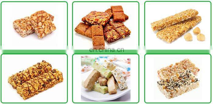 Gold Supplier Breakfast Peanut Chikki Candy Fruit Energy Granola Bar Making Chocolate Cereal Bar Machine