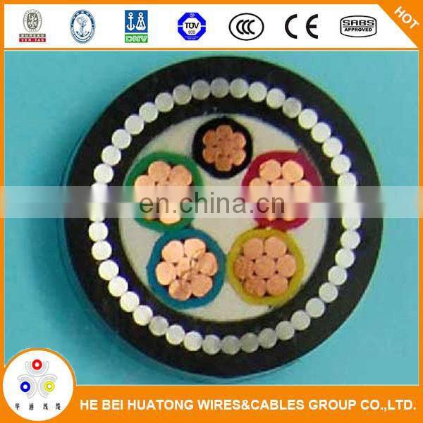 4Cx240mm2 0.6/1KV pvc sheathed underground pvc cable