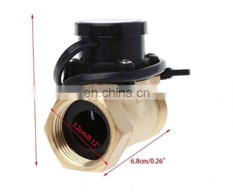 Liquid Booster Solar Heater Brass HT800 One 1 Inch Water Pump Flow Sensor Switch