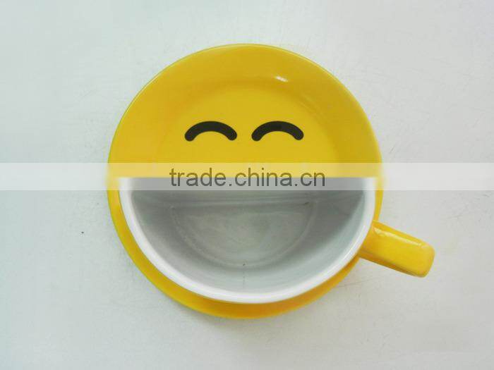 Ceramic Espresso Cup and Saucer