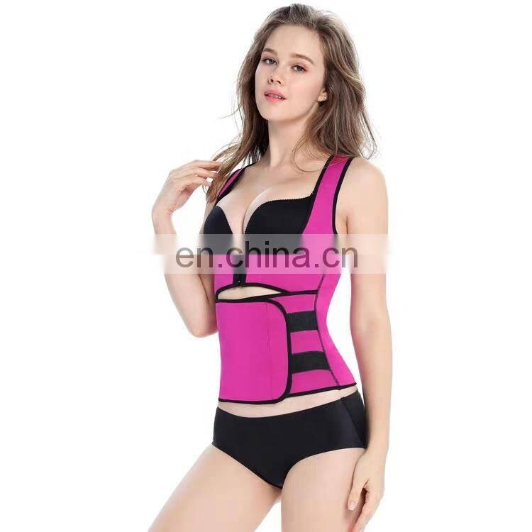 New Print Logo S-6Xl Plus Size Latex Waist Trainer Vest, Vest Waist Trainer