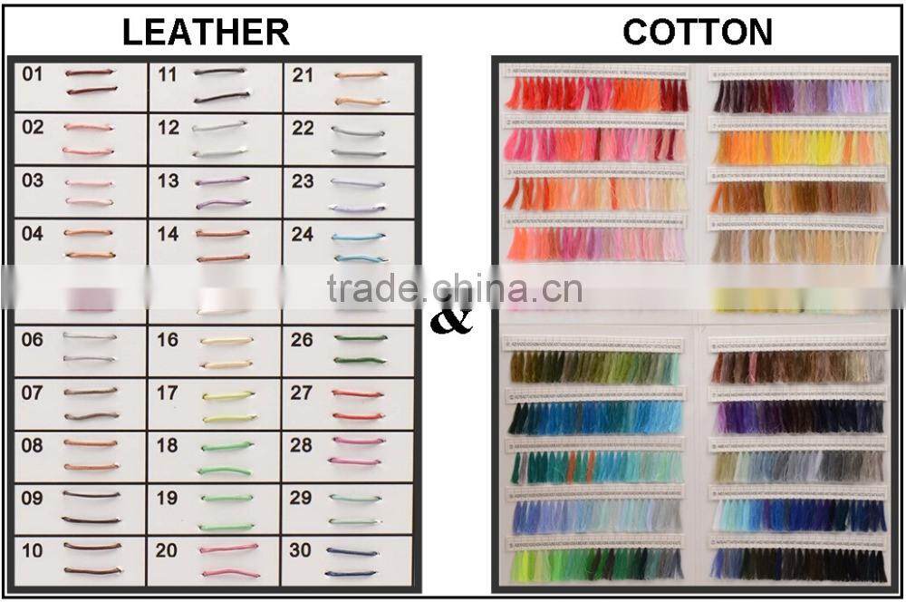 WBS2045 2016 Custom leather bead bracelet wholesale Glass bead bracelet