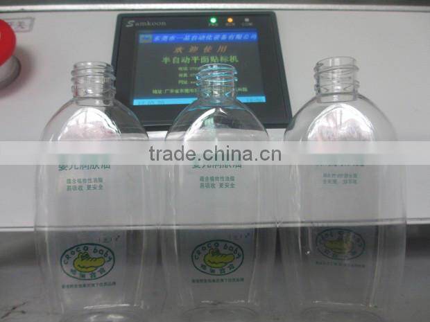 Semi-auto Double Face Bottle Labeling machine