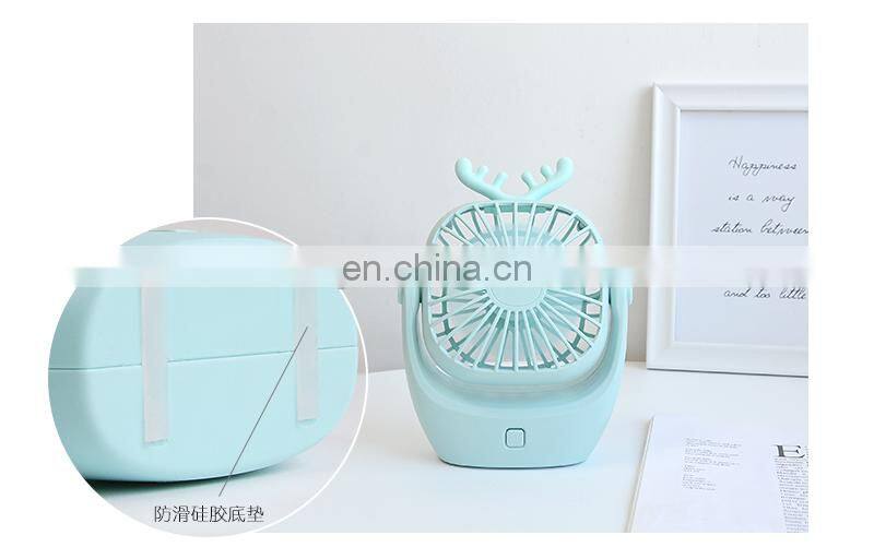 2019 Handheld agustable usb electrical office table mini fan