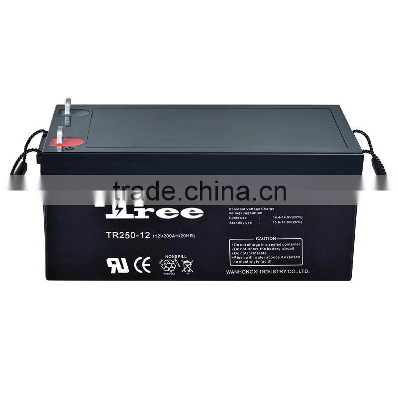 Manufacture VRLA 12v 250ah Agm Battery 12volt Agm Battery 255ah 260ah available