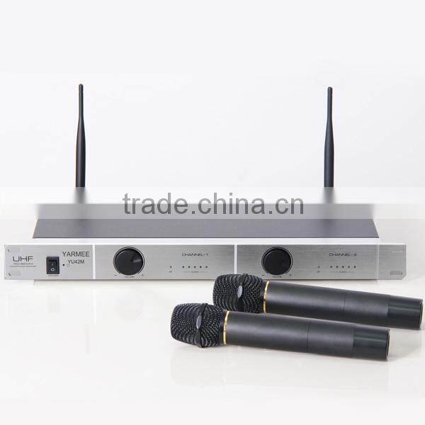 UHF karaoke microphone wireless price headset (YU22)-YARMEE