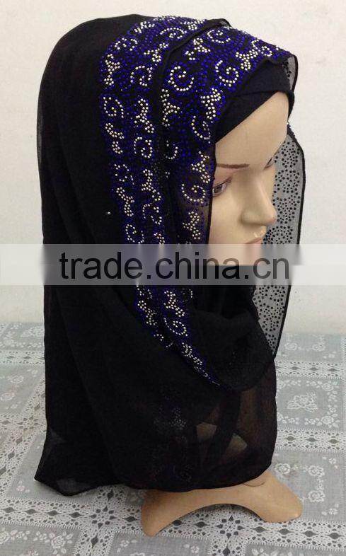 S115 latest design long muslim scarf