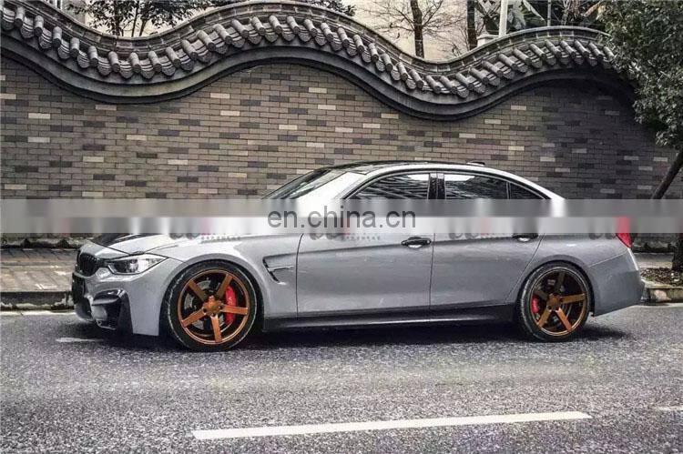 High quality wide body kit for BMW 3 SERIES F30 F35 front bumper rear bumper wide fender side skirts wing spoiler