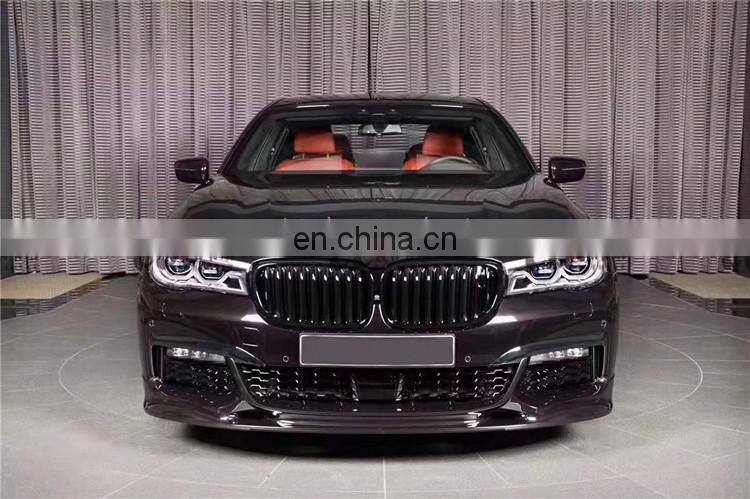 Beautiful carbon fiber material body kit for new BMW 7 series G11 G12 in 3D style front lip wing spoiler trunk spoiler
