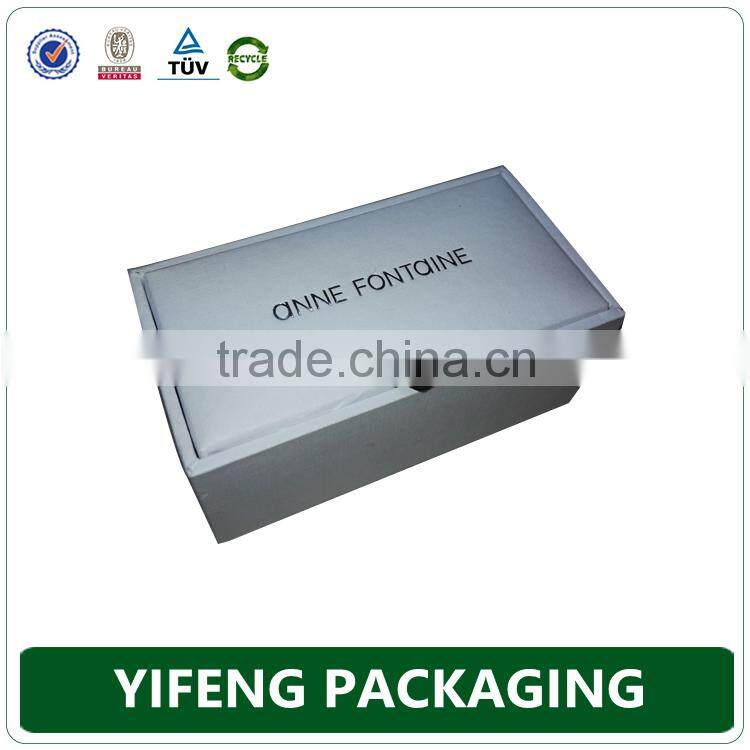 Guangzhou Factory Luxury Necklace Jewelry Packaging Paper white square cardboard box