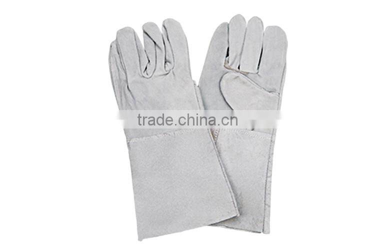 14"/16" long length importers of man cow leather gloves china manufacture LG038