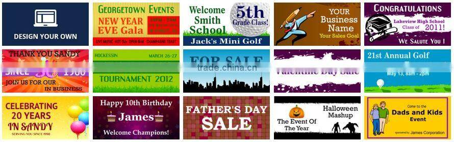 Cheap holiday banner printing service in Shenzhen D-0613