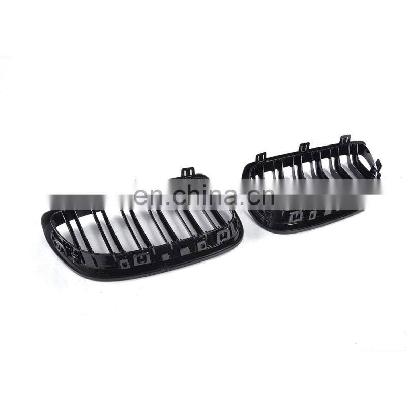 E92 ABS Grill Grille for BMW 328i 335i Coupe 05-08 Glossy Black M Look