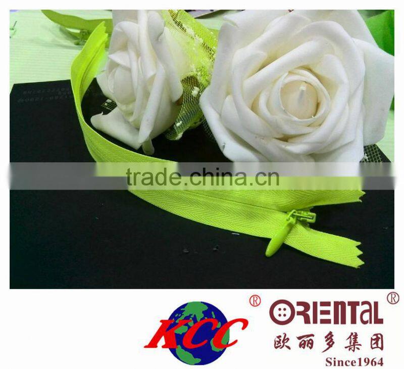 3# fabric tape nylon zipper KCC zipper