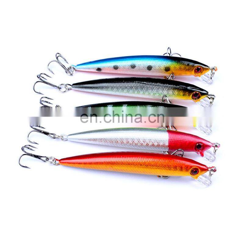 9cmFloating lure bait plastic hard bait6gTopmouth Culter bass bait Wholesale Suspending jerkbait fishing artificial minnow