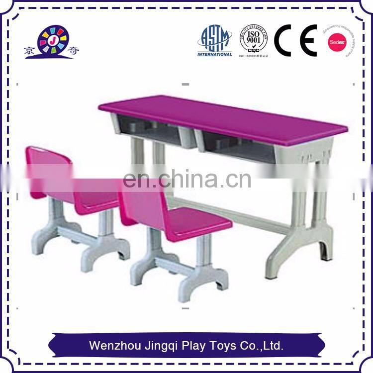 2019 cheap plastic student kids study table and chairs set for children