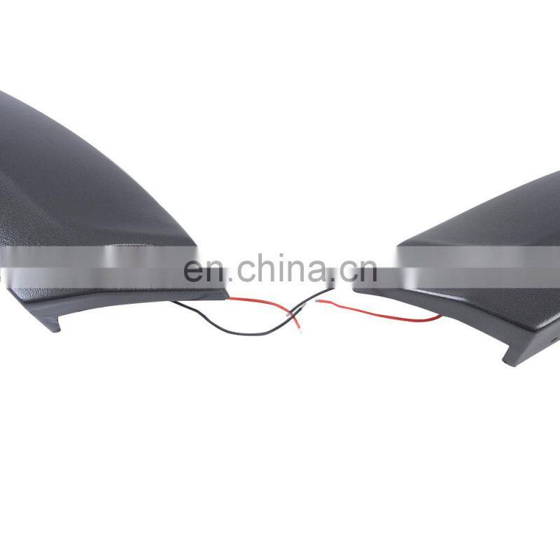 ABS Raptor Style Fender Flares Crusher Flares Wheel Arch Trims with Lights for F150 2015-2017 Pickup Accessories