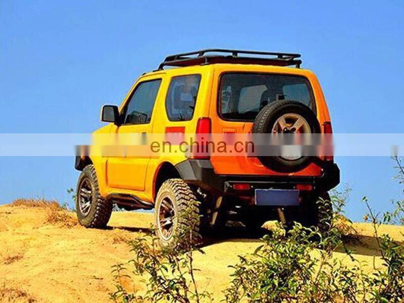 4*4 Hard Rear Bumper with Spare Tire Rack for Suzuki Jimny Car Accessories Rear Bar