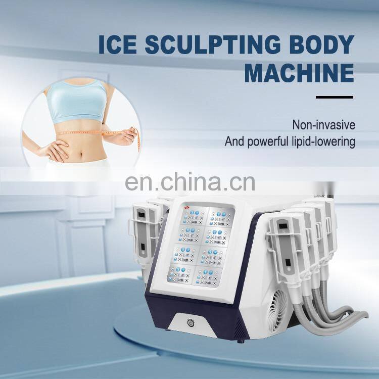 Multi-functional 360 cryo plates Fat Freezing Cellulite Removal Slimming Machine with 8 Pcs Cryo Pads