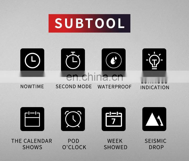 SMAEL 8047 Quartz Watches Sports Male Clock Alarm 50M Waterproof Stopwatch LED Back Light Wristwatches Men Watch Sport