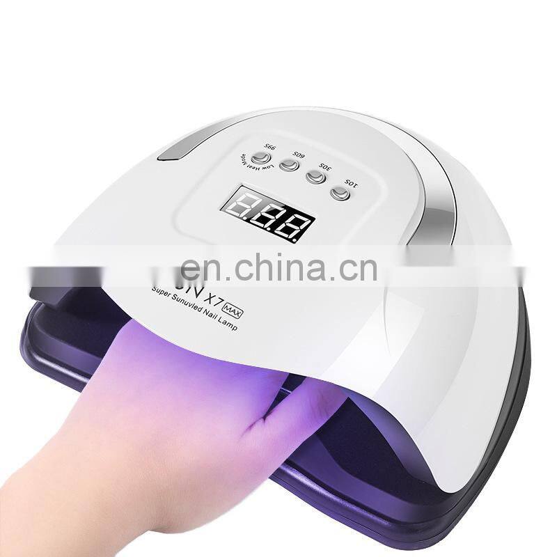 180W high-power nail lamp sunx7max phototherapy machine induction ultraviolet baking lamp machine
